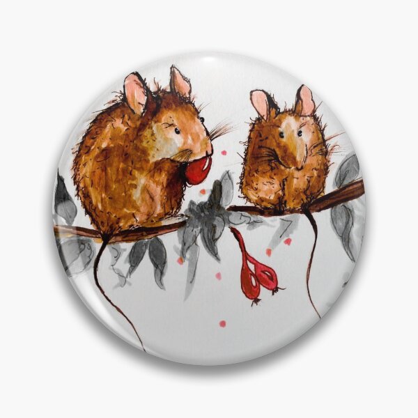 Item preview, Two tiny mice designed and sold by Charlotte  Smith.