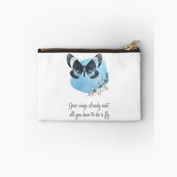 Item preview, Butterfly happy quote, motivational quote.  designed and sold by Zoef-Design.