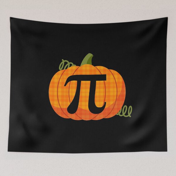 Item preview, Pumpkin Pi, Pumpkin Pie Visual Pun, Plaid Pumpkin, Pi Symbol designed and sold by ACC .