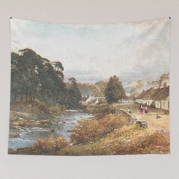 Item preview, Vintage Illustration of Killin, Perthshire, Scotland designed and sold by yourscotland.