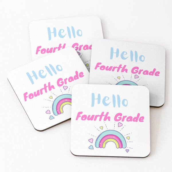 Item preview, Hello Fourth Grade Rainbow for Teachers 4th Grade Girls designed and sold by Miaberzo.
