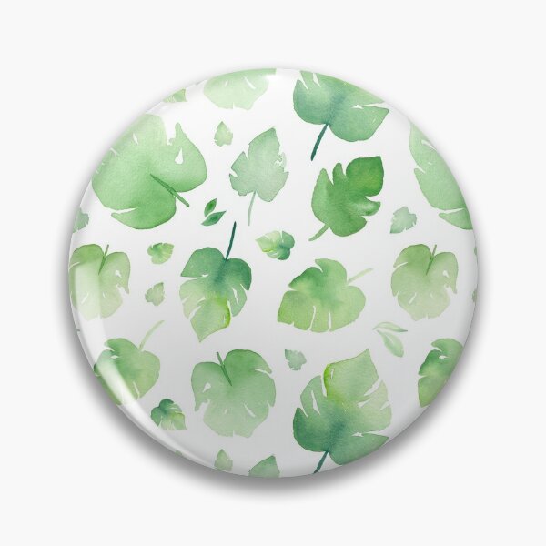 Item preview, Hojas de monstera tropical acuarela. Patrón de follaje botánico de la naturaleza designed and sold by KaylaStudio.