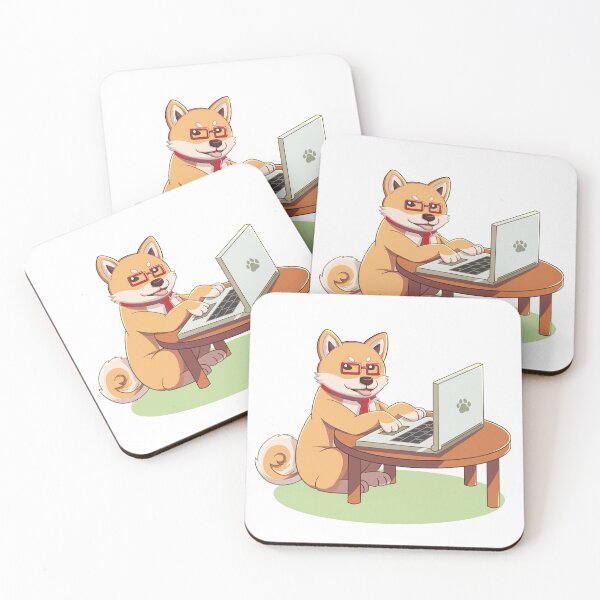 Item preview, Office Dog (Brown) designed and sold by EdgeKagami.