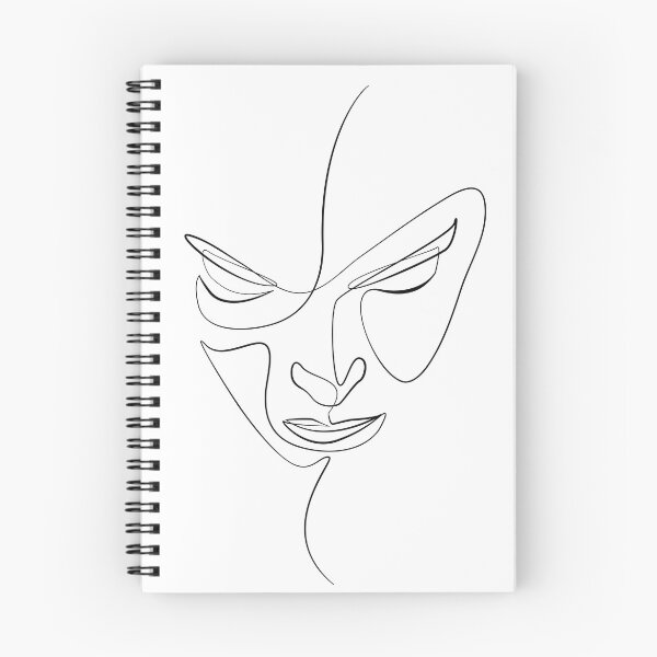 Item preview, "Looking Down" Abstract One Line Face designed and sold by Infinitenoon.