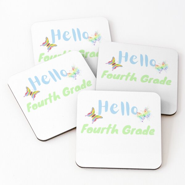 Item preview, Hello Fourth Grade Rainbow for Teachers 4th Grade Girls designed and sold by Miaberzo.