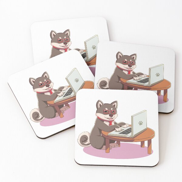 Item preview, Office Dog (Black) designed and sold by EdgeKagami.