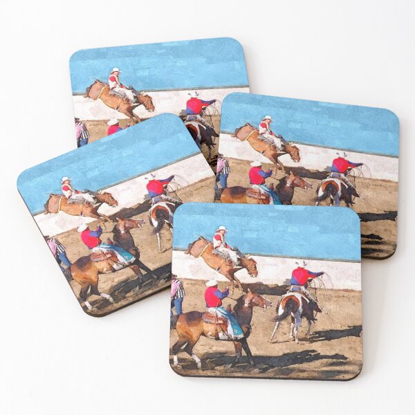 Item preview, EVERYBODY WORKS AT THE RODEO Steve Yellowbear Fine Art c 2021 designed and sold by SteveYellowbear.