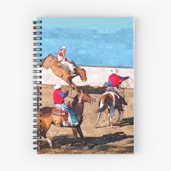 Item preview, EVERYBODY WORKS AT THE RODEO Steve Yellowbear Fine Art c 2021 designed and sold by SteveYellowbear.