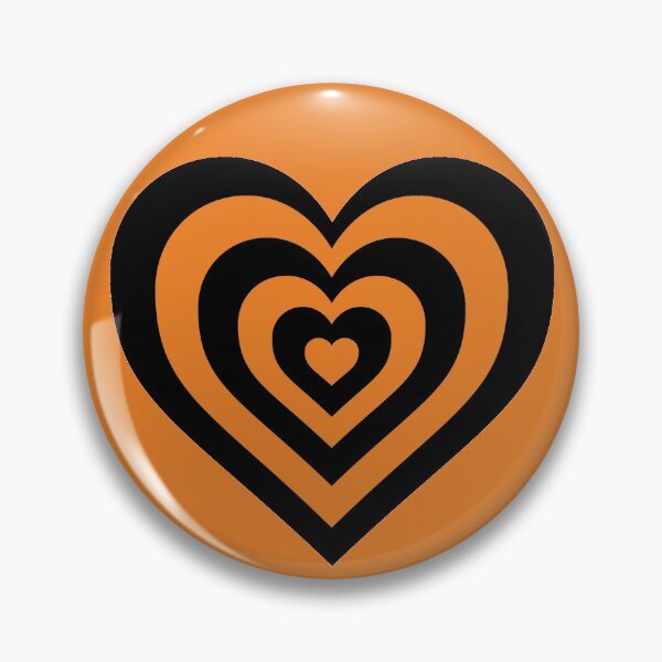 Item preview, Orange and Blue - Powerpuff Girls Retro Heart designed and sold by Liyanna Baloca.
