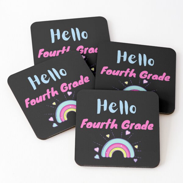 Item preview, Hello Fourth Grade Rainbow for Teachers 4th Grade Girls designed and sold by Miaberzo.