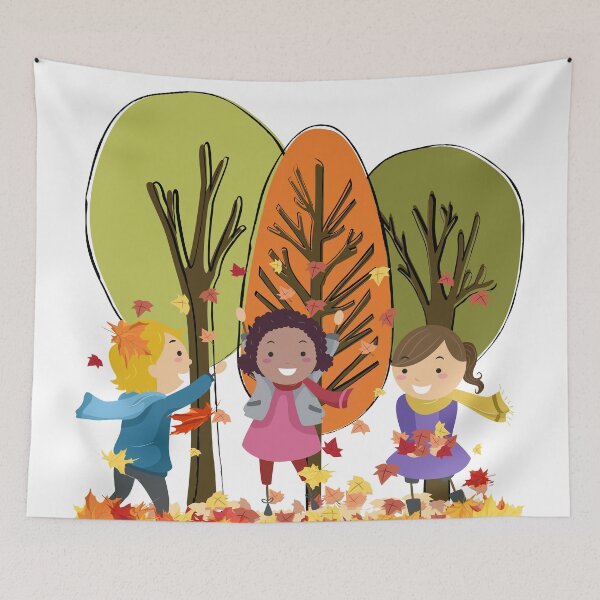 Item preview, Autumn Fall Fun In The Leaves designed and sold by Designs By YL.