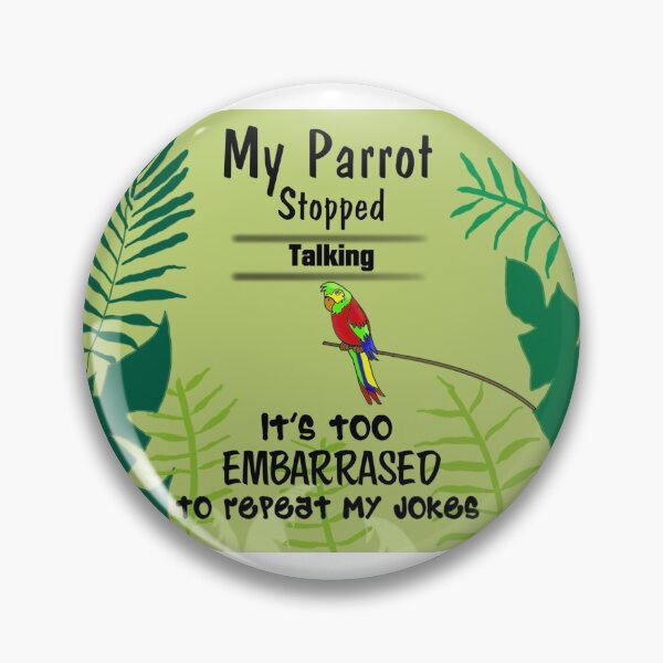 Item preview, My parrot stopped talking cartoon designed and sold by RickPostCo.