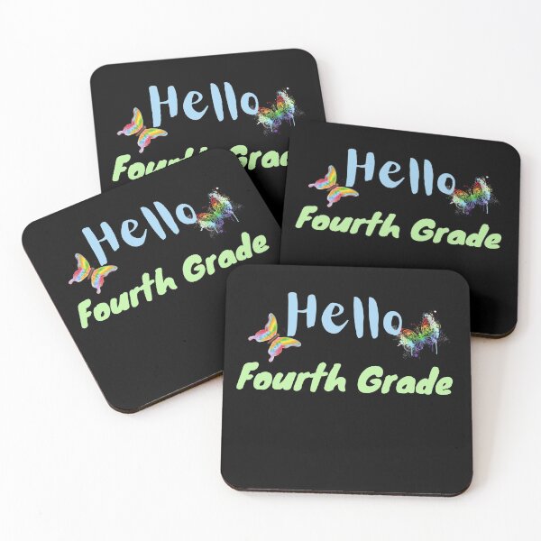Item preview, Hello Fourth Grade Rainbow for Teachers 4th Grade Girls designed and sold by Miaberzo.