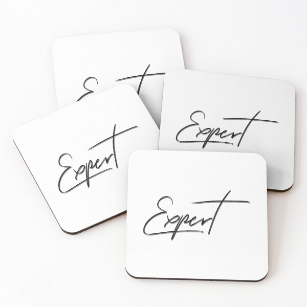 Item preview, Expert - Black writing designed and sold by EdgyDesignForU.