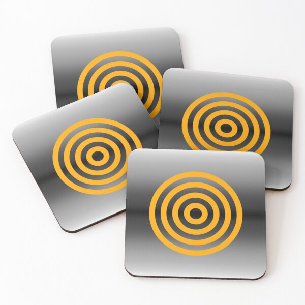 Item preview, Yellow circle on metal background designed and sold by jsebouvi.