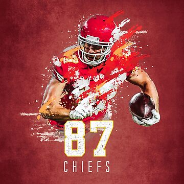 Vorschaubild zum Design Travice Kelce Kansas City Chiefs von MillerDesigns