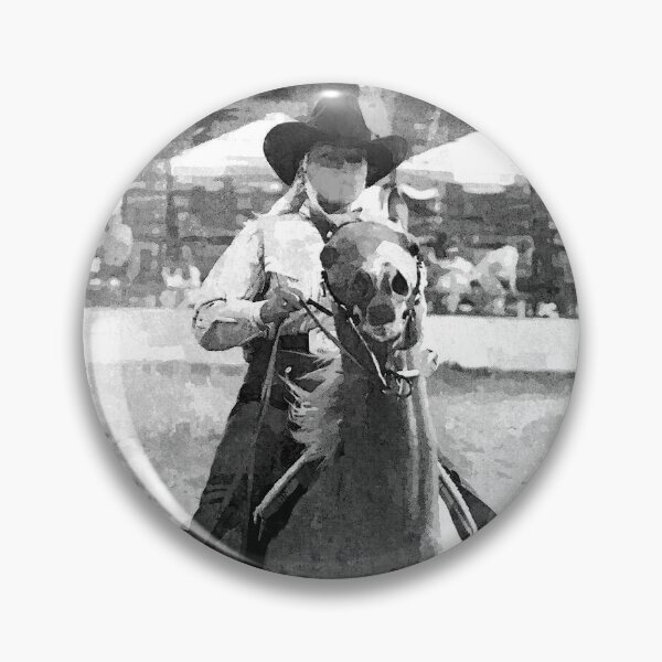 Item preview, SLIDING STOP Steve Yellowbear Fine Rodeo Art C 2021 designed and sold by SteveYellowbear.