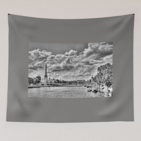 Item preview, The River Seine And Eiffel Tower  designed and sold by Paul Thompson Photography.