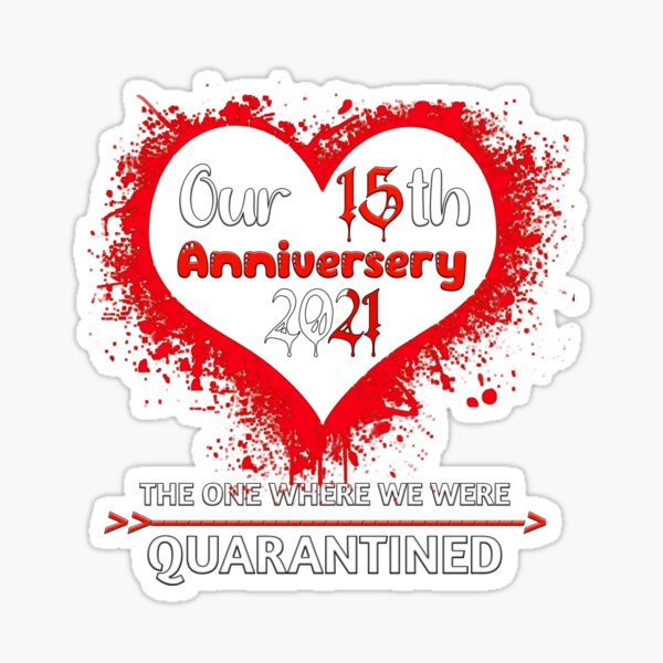 Anniversery fifteen Sticker