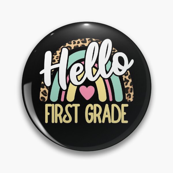 Item preview, Hello First Grade Leopard Rainbow Back to School Teacher designed and sold by AnyKitty.