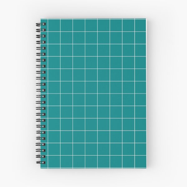 Item preview, Windowpane Check Grid (white/teal) designed and sold by Design Minds Boutique.