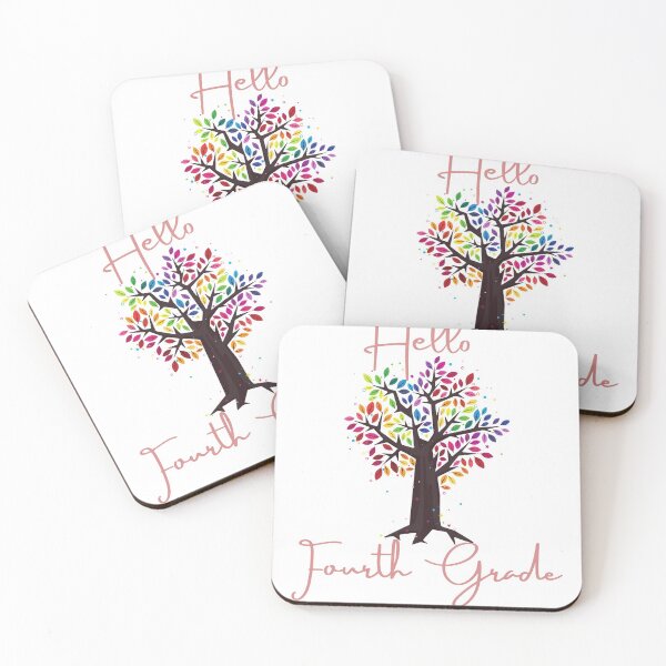 Item preview, Hello Fourth Grade Rainbow for Teachers 4th Grade Girls designed and sold by Miaberzo.