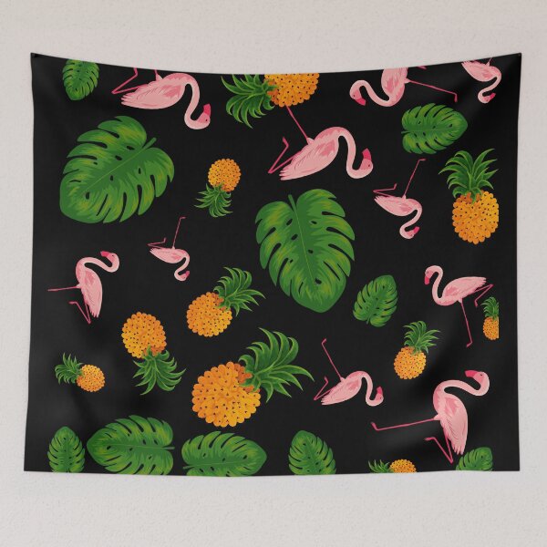 Item preview, Flamingo and Flowers designed and sold by yousseftalat2.