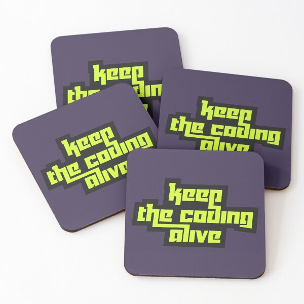 Item preview, Keep the coding alive designed and sold by Z83Studio.