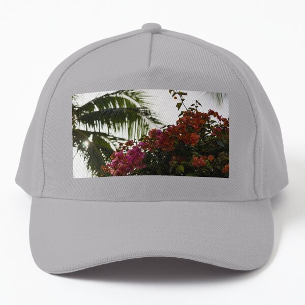 Gorra «De luz y sombra - Bougainvillea en una pared de yeso desgastada por  el tiempo» de GeorgiaM | Redbubble