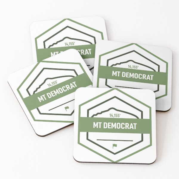 Item preview, 14er Summit Badge - Mt. Democrat designed and sold by lexjincoelho.