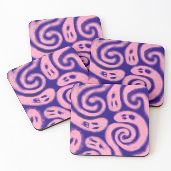 Item preview, Pink ghosts designed and sold by QuirkyCraftz.