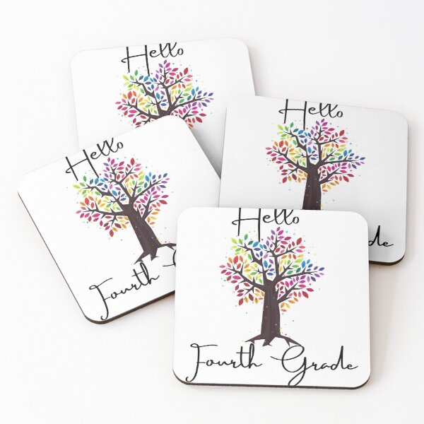 Item preview, Hello Fourth Grade Rainbow for Teachers 4th Grade Girls designed and sold by Miaberzo.
