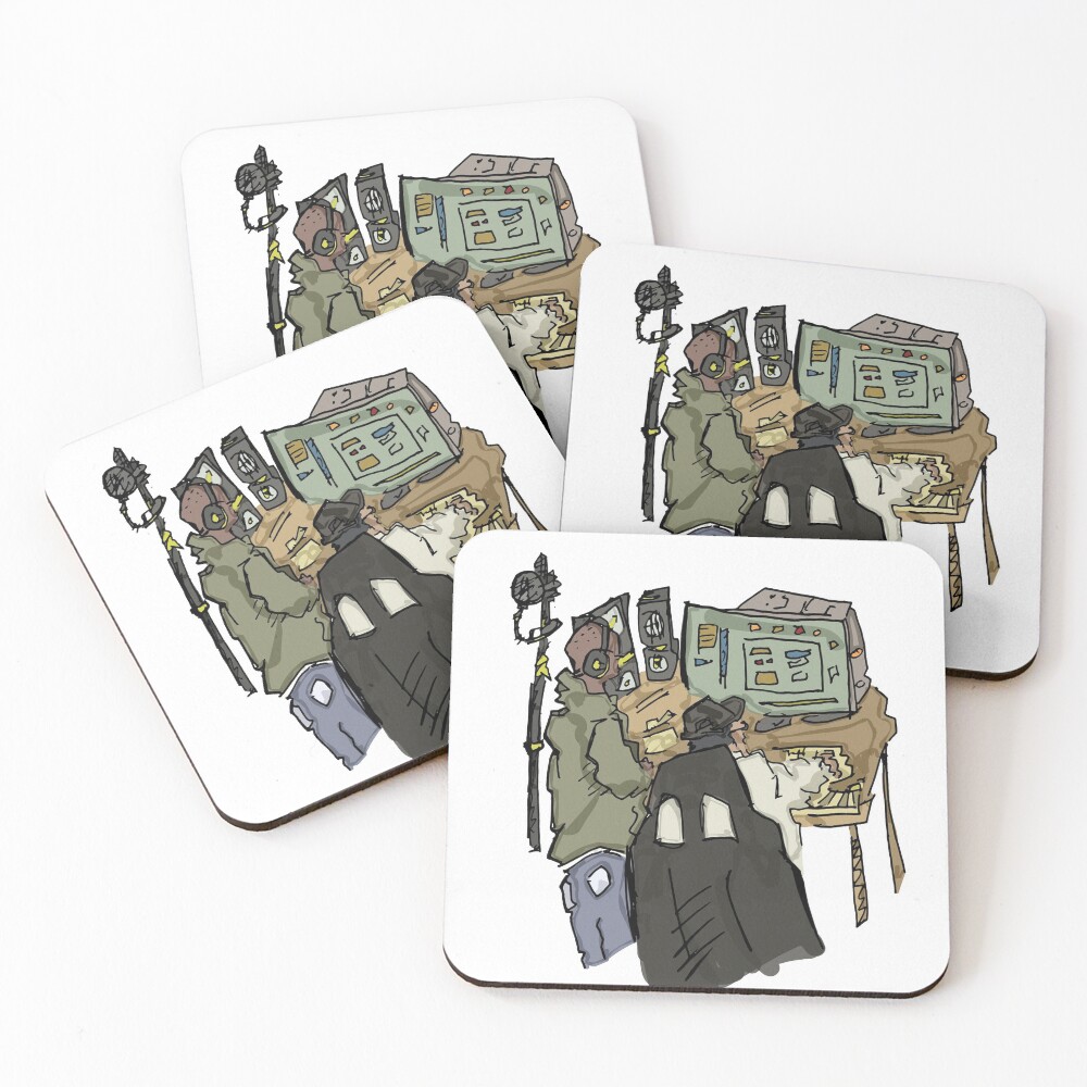 Item preview, Coasters (Set of 4) designed and sold by samfdanke.