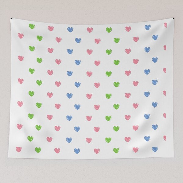 Item preview, Wrap yourself in hearts designed and sold by Glow & Grit – a mix of softness and edge.