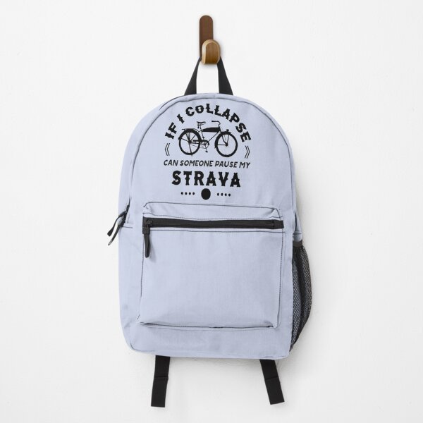 Item preview, IF I COLLAPSE CAN SOMEONE PAUSE MY STRAVA Funny Cycling Lover Gift  designed and sold by Zoo-Moo.