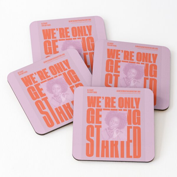 Item preview, We're Only Getting Started -  Chimamanda Ngozi Adichie Quote Feminist  designed and sold by PosterpartyCo.