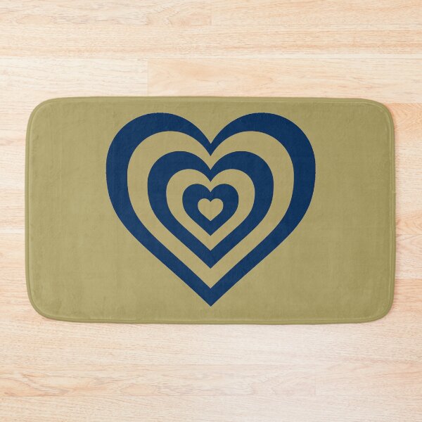 Item preview, Gold and Aggie Blue - Powerpuff Girls Retro Heart designed and sold by Liyanna Baloca.