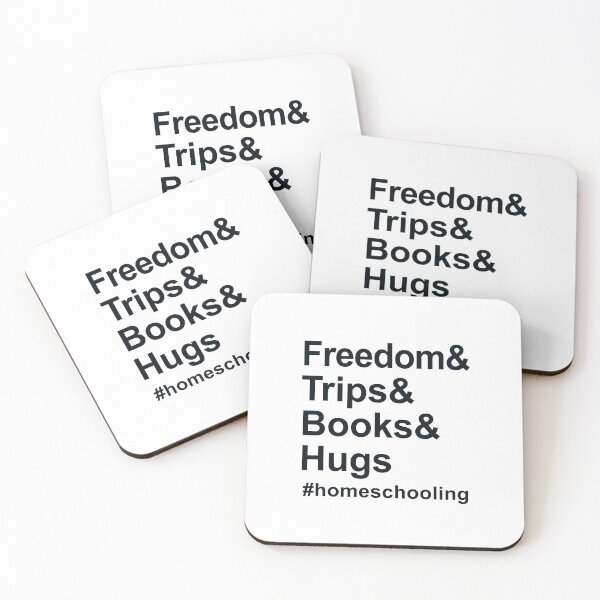 Item preview, Homeschool - freedom & trips& books & hugs designed and sold by We-thePixels.