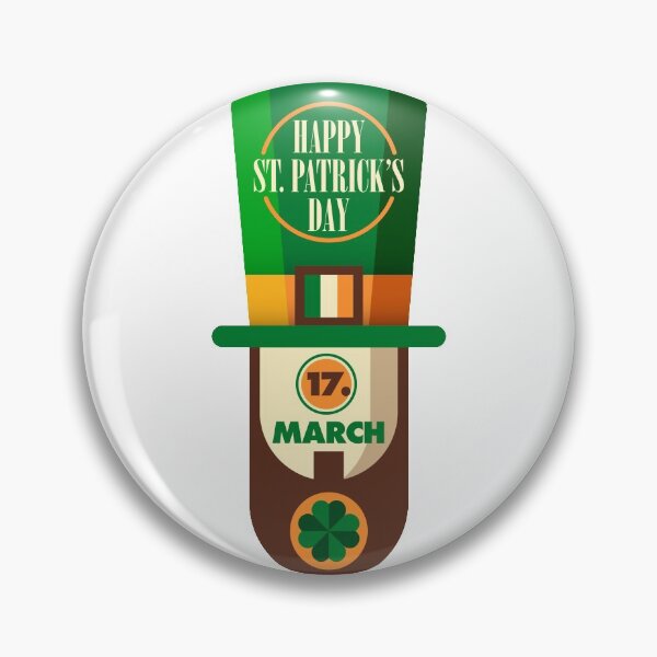 Item preview, St Patrick's Day Modern Shamrock Green Irish designed and sold by livianasgifts.
