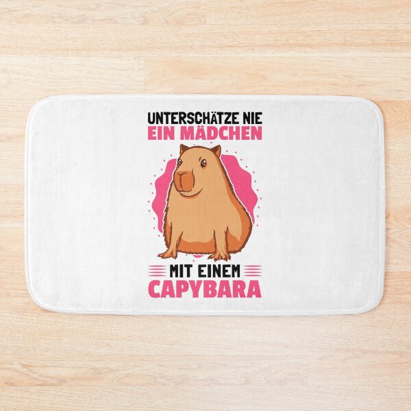 Item preview, Girl with Capybara Capybara Rodent designed and sold by madgrfx.
