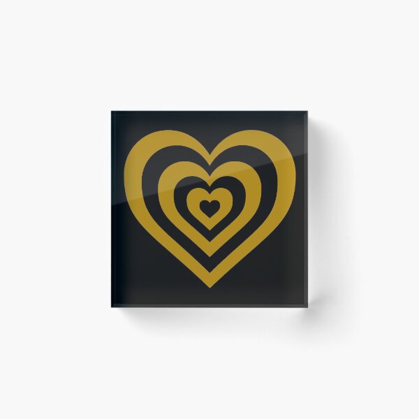 Item preview, Black and Gold - Powerpuff Girls Retro Heart designed and sold by Liyanna Baloca.