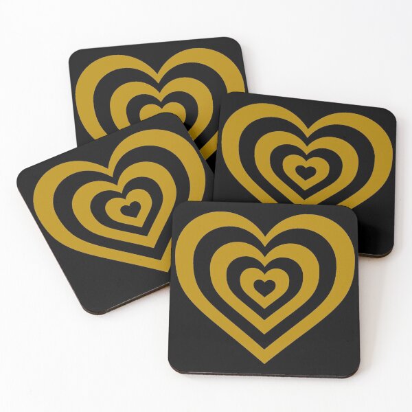 Item preview, Black and Gold - Powerpuff Girls Retro Heart designed and sold by Liyanna Baloca.