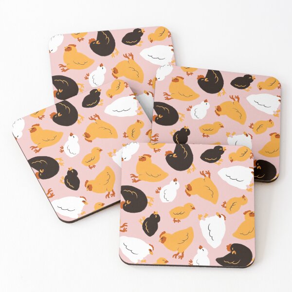 Item preview, chickens designed and sold by scribbli.