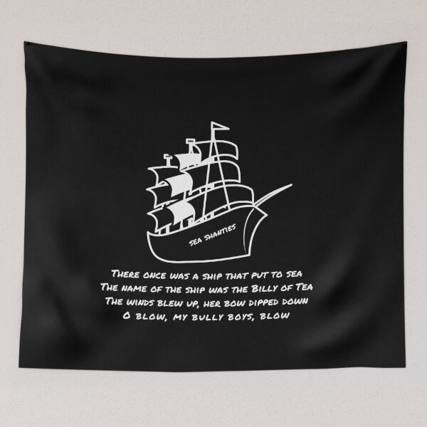 Item preview, Sea shanties ship design designed and sold by odrito.