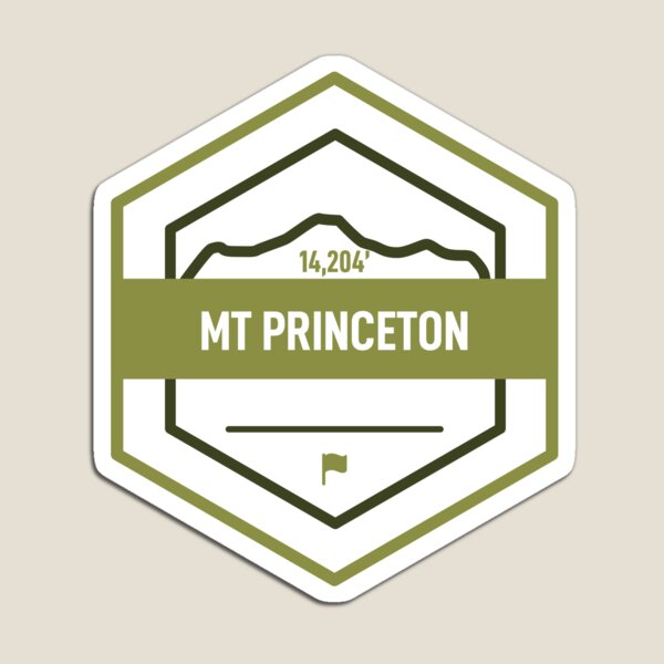 14er Summit Badge - Mt. Princeton Magnet