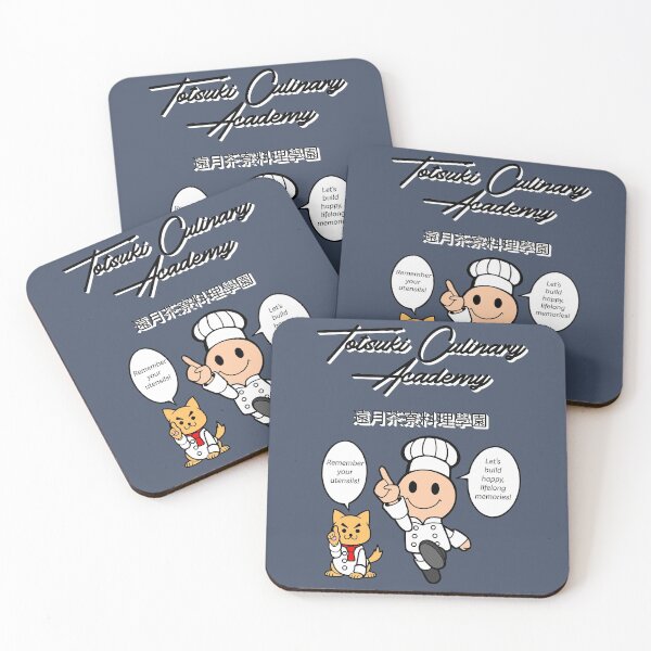 Item preview, Totsuki Culinary Academy Mascots designed and sold by Sakuga Drip.