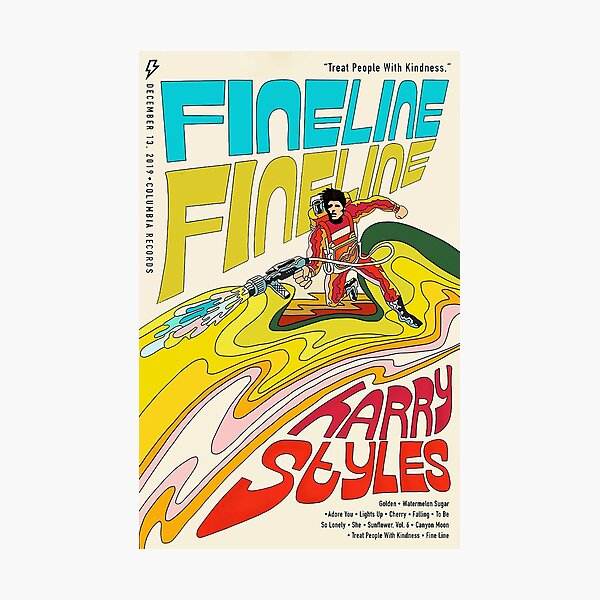 harry fine line Photographic Print