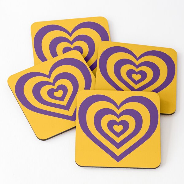 Item preview, Purple and Gold - Powerpuff Girls Retro Heart designed and sold by Liyanna Baloca.