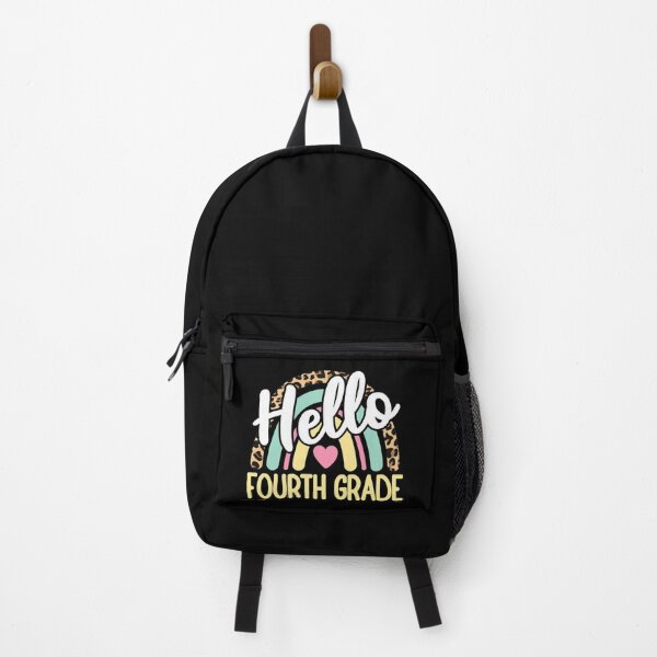 Item preview, Hello Fourth Grade Leopard Rainbow Back to School Teacher designed and sold by AnyKitty.