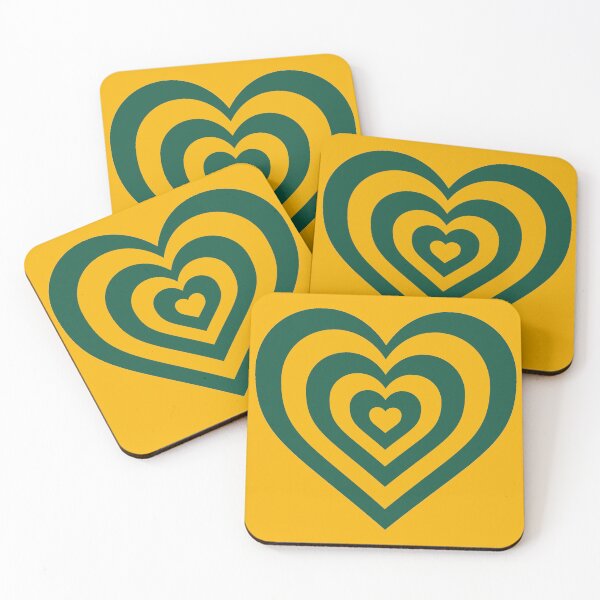 Item preview, Green and Gold - Powerpuff Girls Retro Heart designed and sold by Liyanna Baloca.